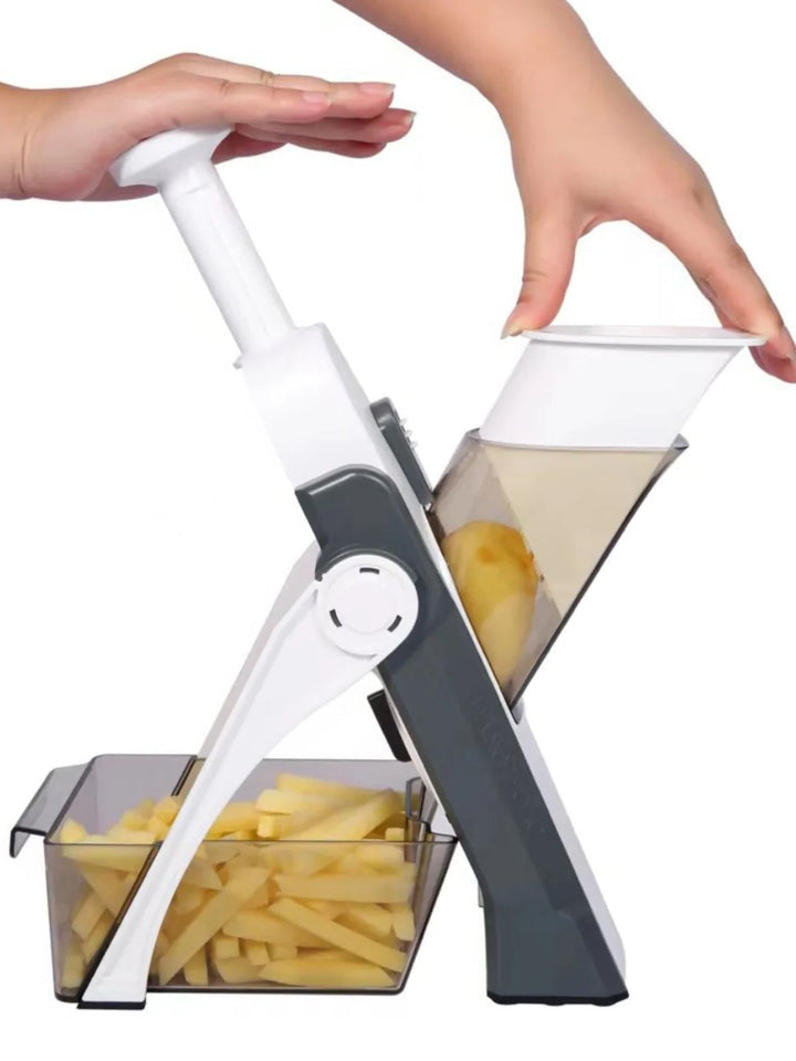 5-w-1 Slicer do Warzyw z Tacą na Odpady