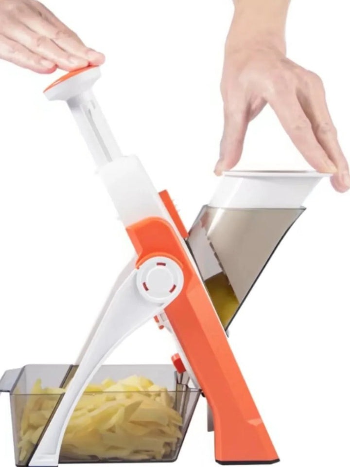 5-w-1 Slicer do Warzyw z Tacą na Odpady