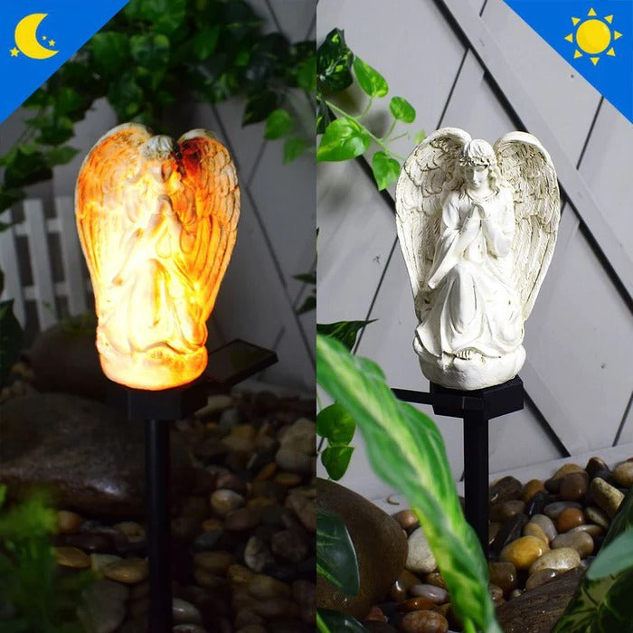 Słoneczna Lampa Ogrodowa Anioł