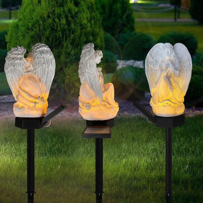 Słoneczna Lampa Ogrodowa Anioł