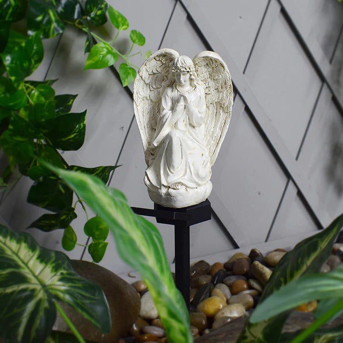 Słoneczna Lampa Ogrodowa Anioł