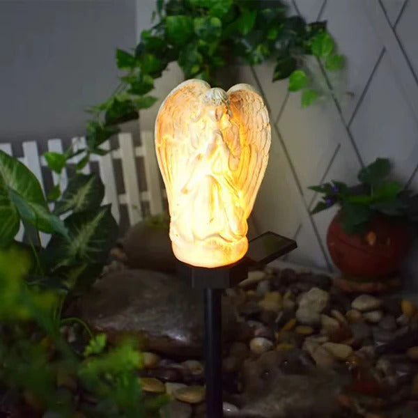 Słoneczna Lampa Ogrodowa Anioł