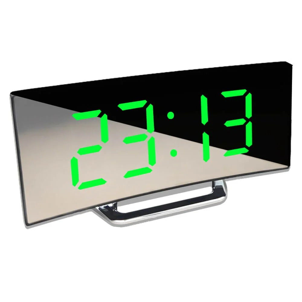 Nowoczesny Zakrzywiony Cyfrowy Zegar LED