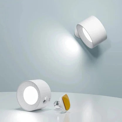 Ładowana Lampa Ścienna z Obrotem 360°
