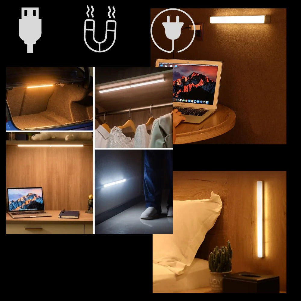 Bezprzewodowa Lampa LED z Czujnikiem Ruchu do Użytku Wewnętrznego
