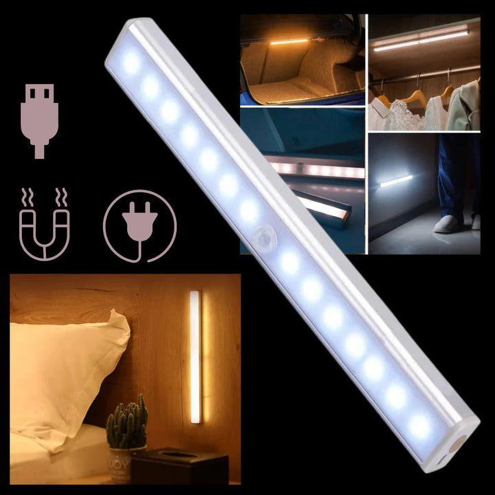 Bezprzewodowa Lampa LED z Czujnikiem Ruchu do Użytku Wewnętrznego