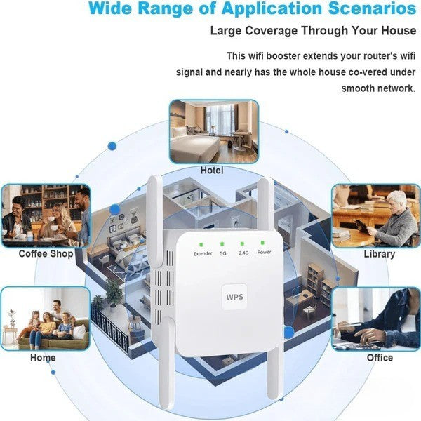 Wzmacniacz WiFi Dual-Band 5G