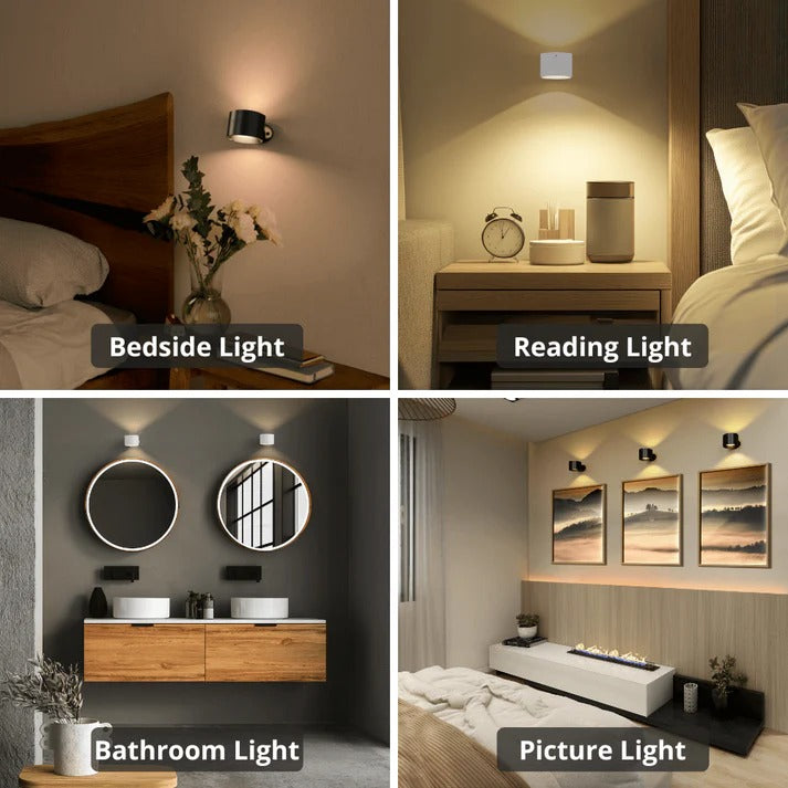 Ładowana Lampa Ścienna LED