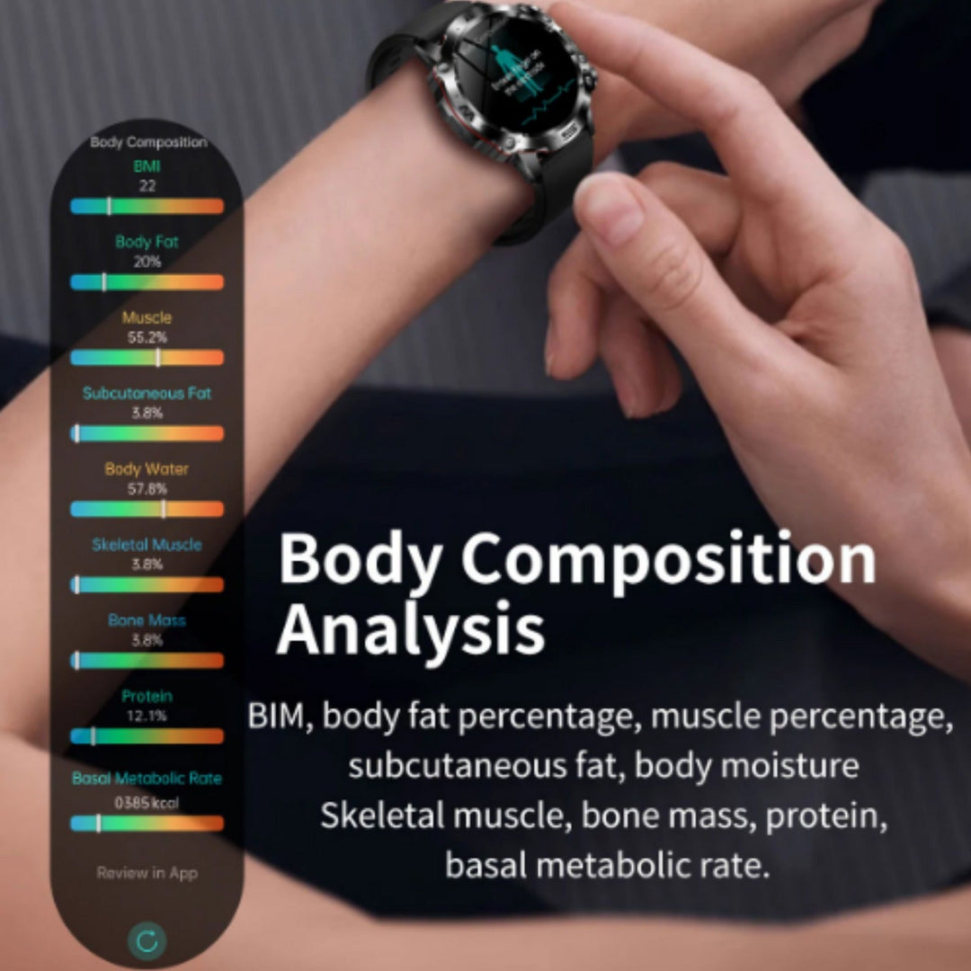 Wielofunkcyjny Smartwatch Wellness na Co Dzień