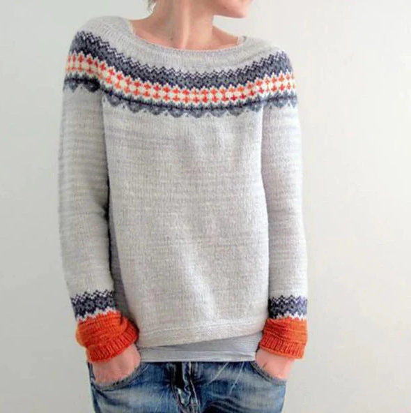 Sweter retro damski