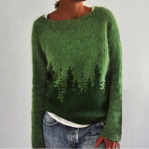 Sweter retro damski