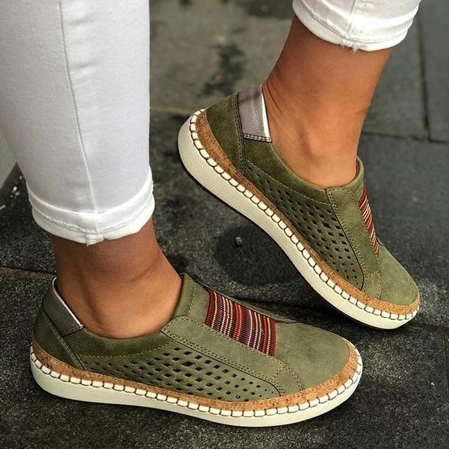 Kobiece Oddychające Sneakersy z Płaskim Dnem do Korekcji Halluksów