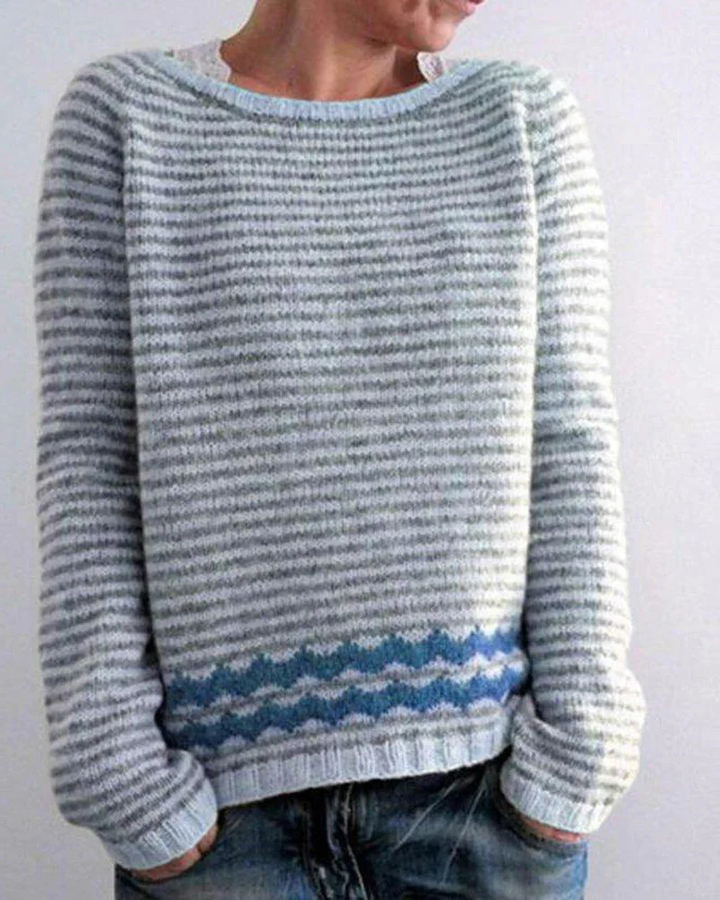 Sweter retro damski