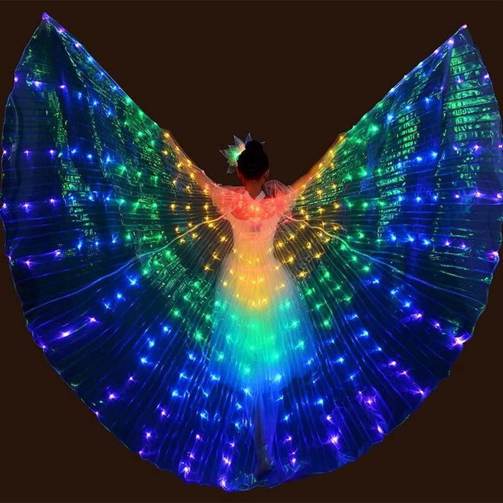 Skrzydła motyla LED fluorescencyjne