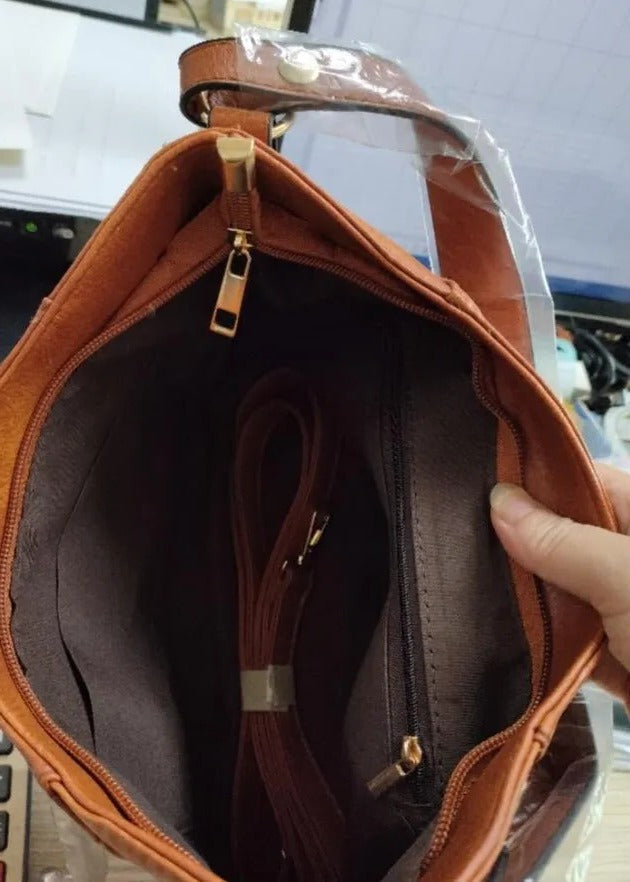 Stylowa damska torba vintage ze skóry