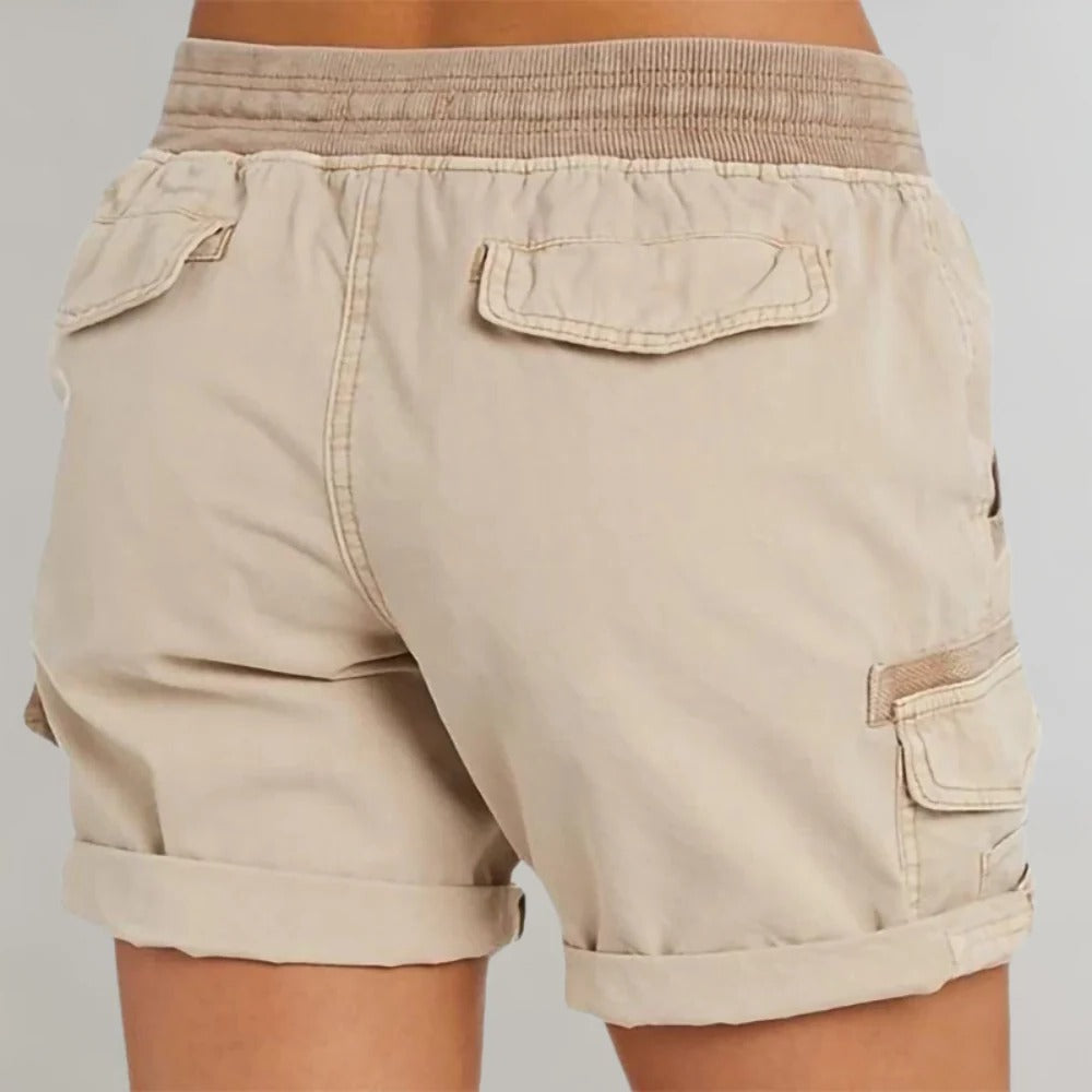 Kobiece Szorty z Wysokim Stanem