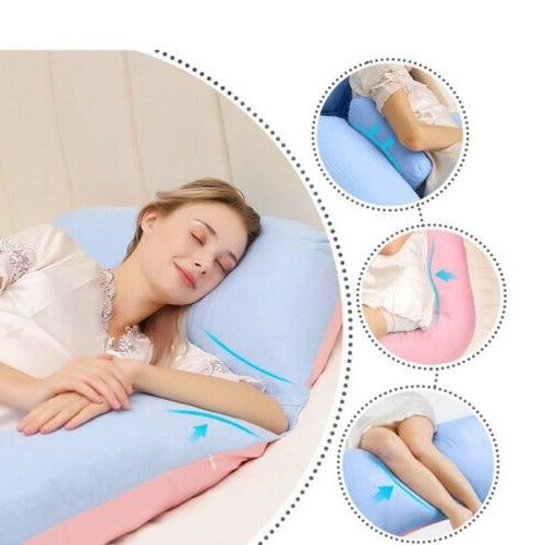 Poduszka Ciała z Pełnym Wsparciem do Spania - Ergonomiczny Design dla Ciąży, Bólu Ramion i Pleców