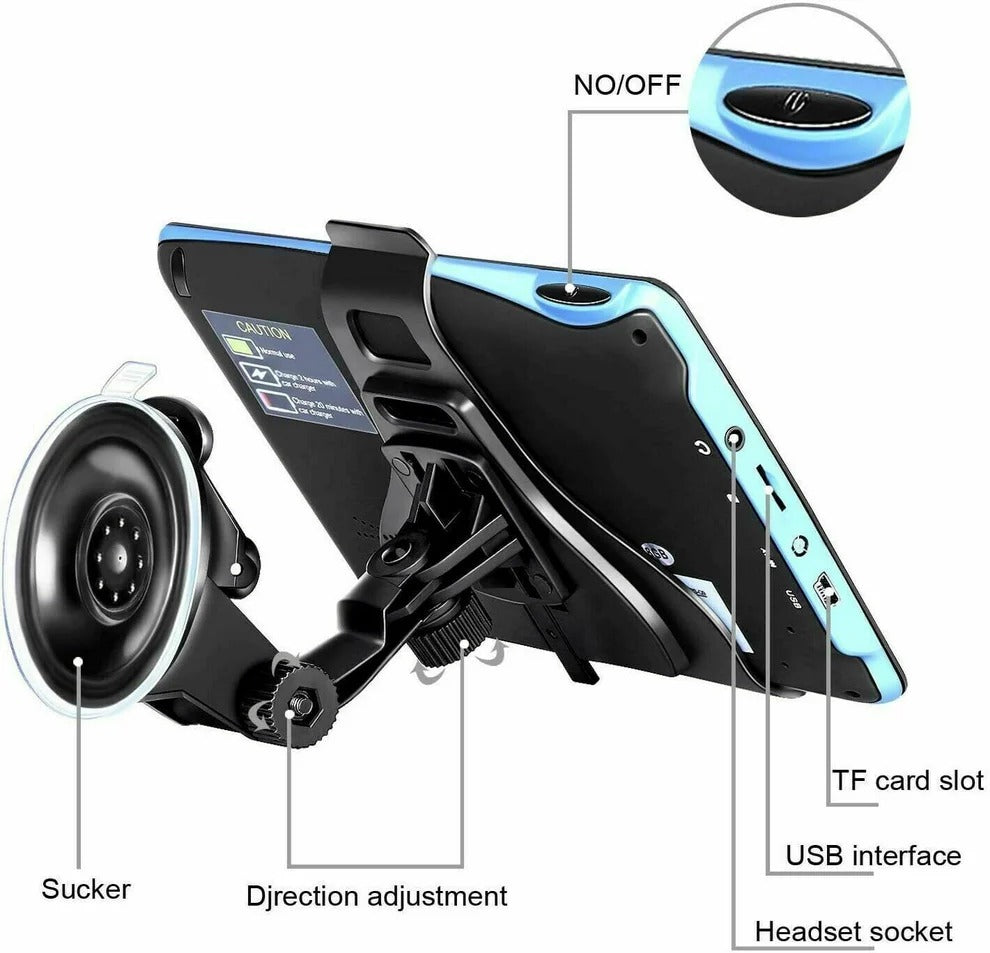 7" System nawigacji GPS