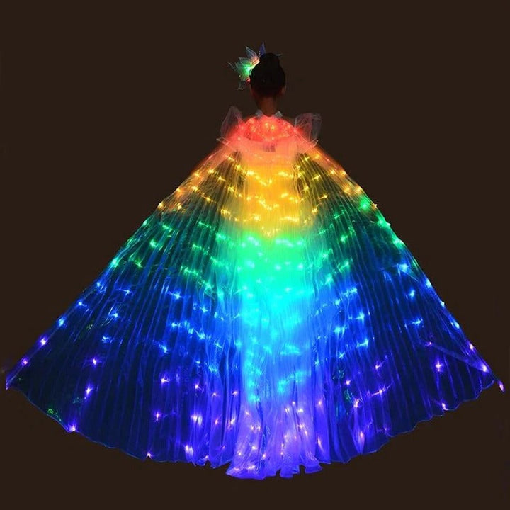 Skrzydła motyla LED fluorescencyjne