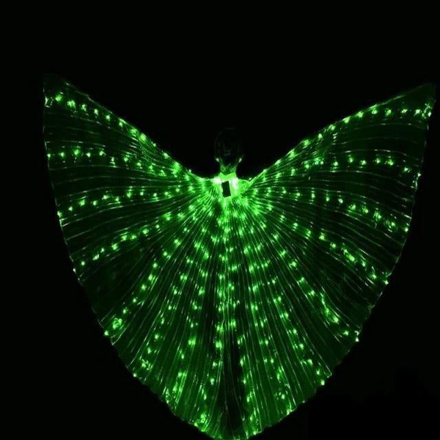 Skrzydła motyla LED fluorescencyjne