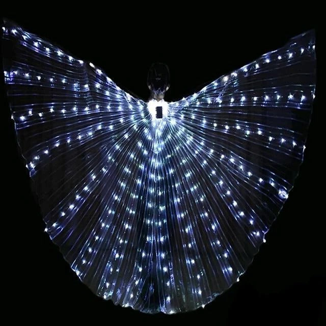 Skrzydła motyla LED fluorescencyjne