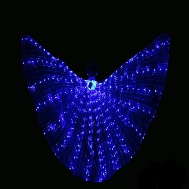 Skrzydła motyla LED fluorescencyjne