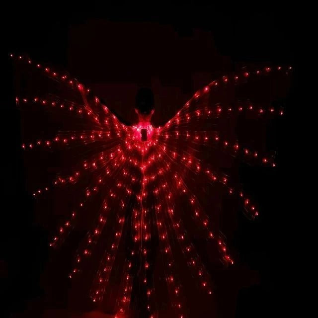 Skrzydła motyla LED fluorescencyjne