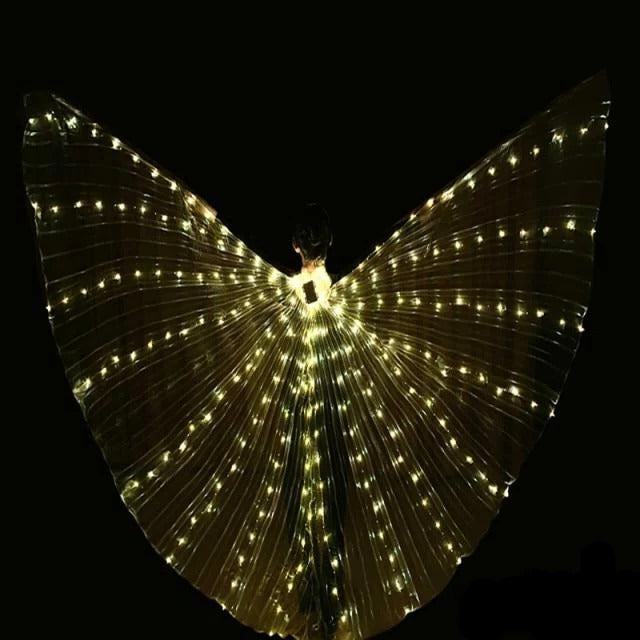 Skrzydła motyla LED fluorescencyjne