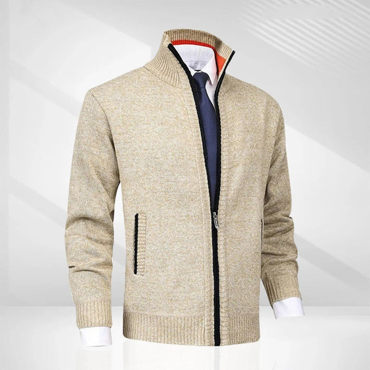 Stylowa kamizelka z zamkiem dla mężczyzn