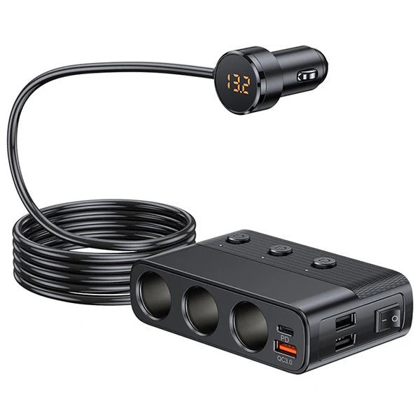 Adapter zapalniczki samochodowej 7 w 1