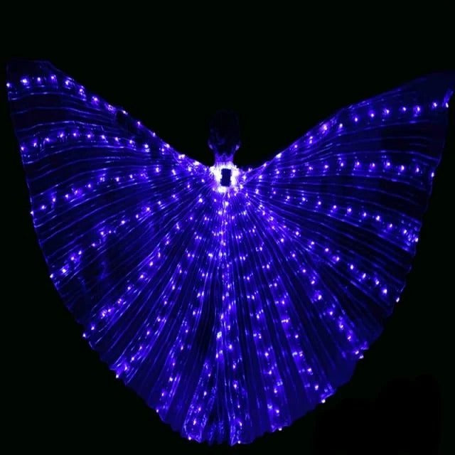Skrzydła motyla LED fluorescencyjne