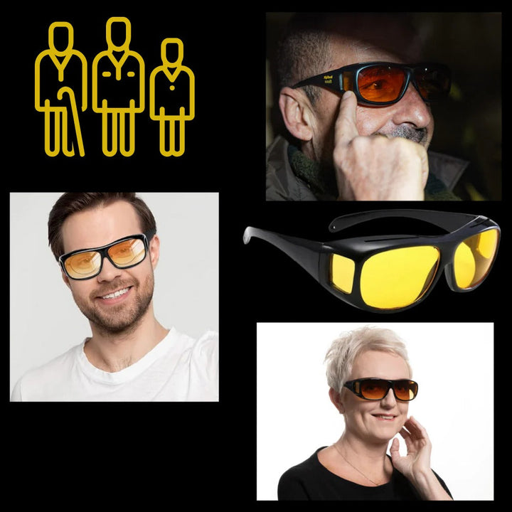 Okulary do jazdy nocą z poprawą przejrzystości