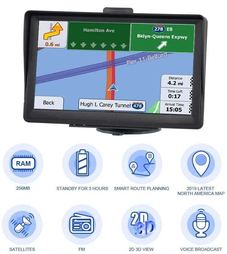 7" System nawigacji GPS