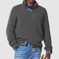Sweter biznesowy z zamkiem