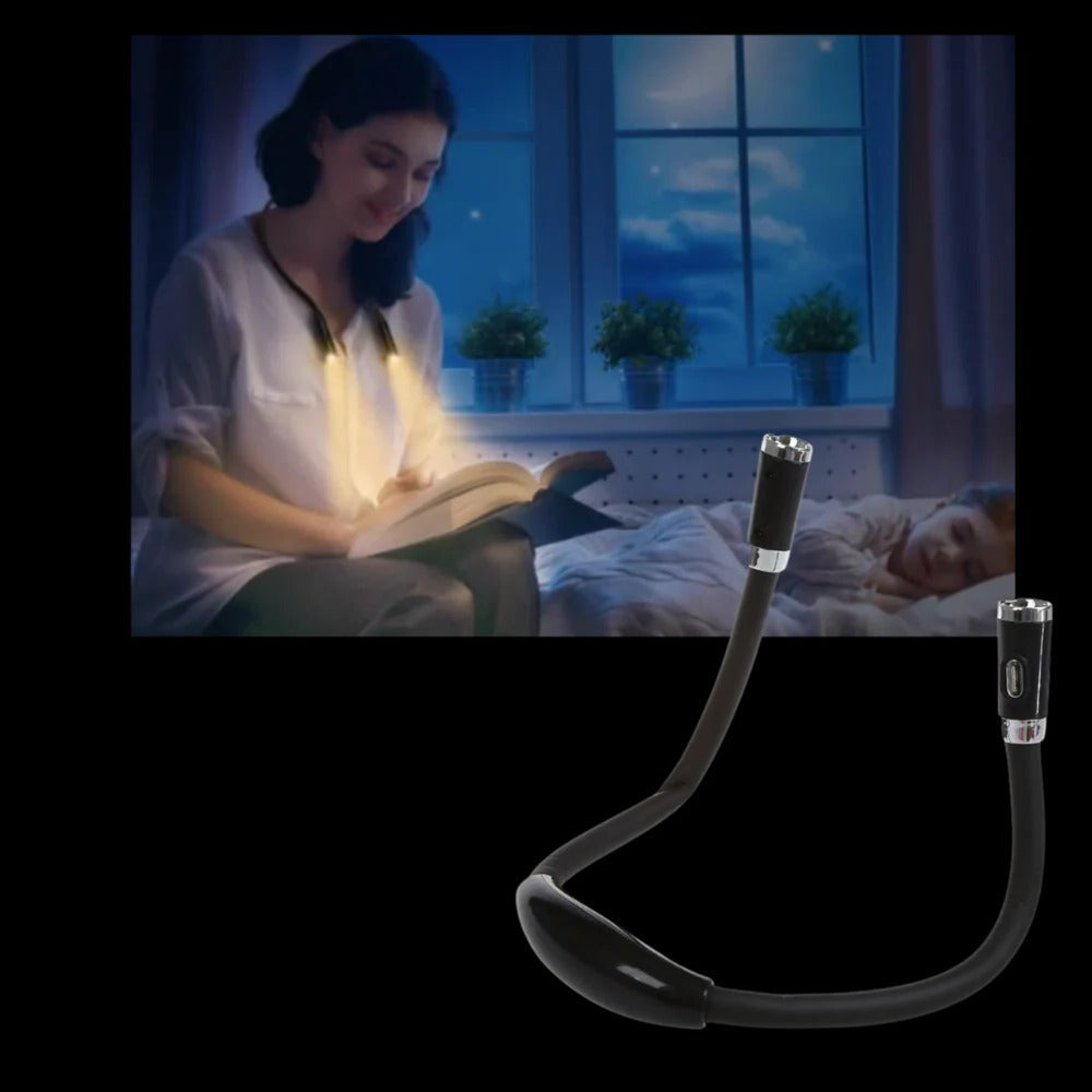 Lampka LED do czytania na szyi