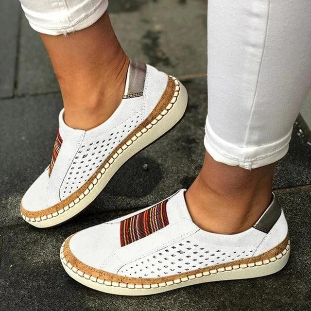Kobiece Oddychające Sneakersy z Płaskim Dnem do Korekcji Halluksów