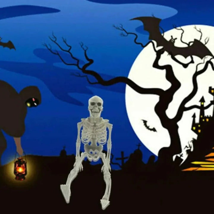 Ruchomy Szkielet - Straszne Dekoracje Halloweenowe