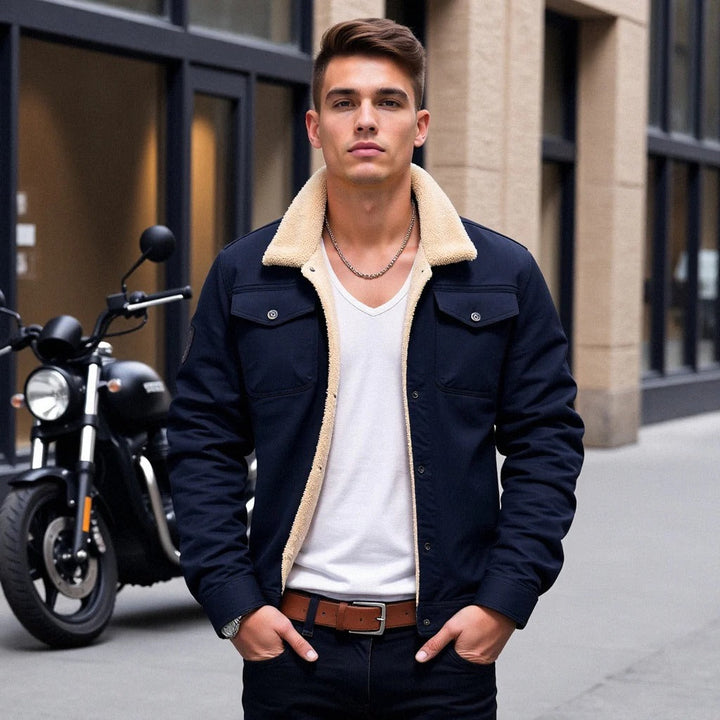 Vintage Bomber Jacket dla Mężczyzn