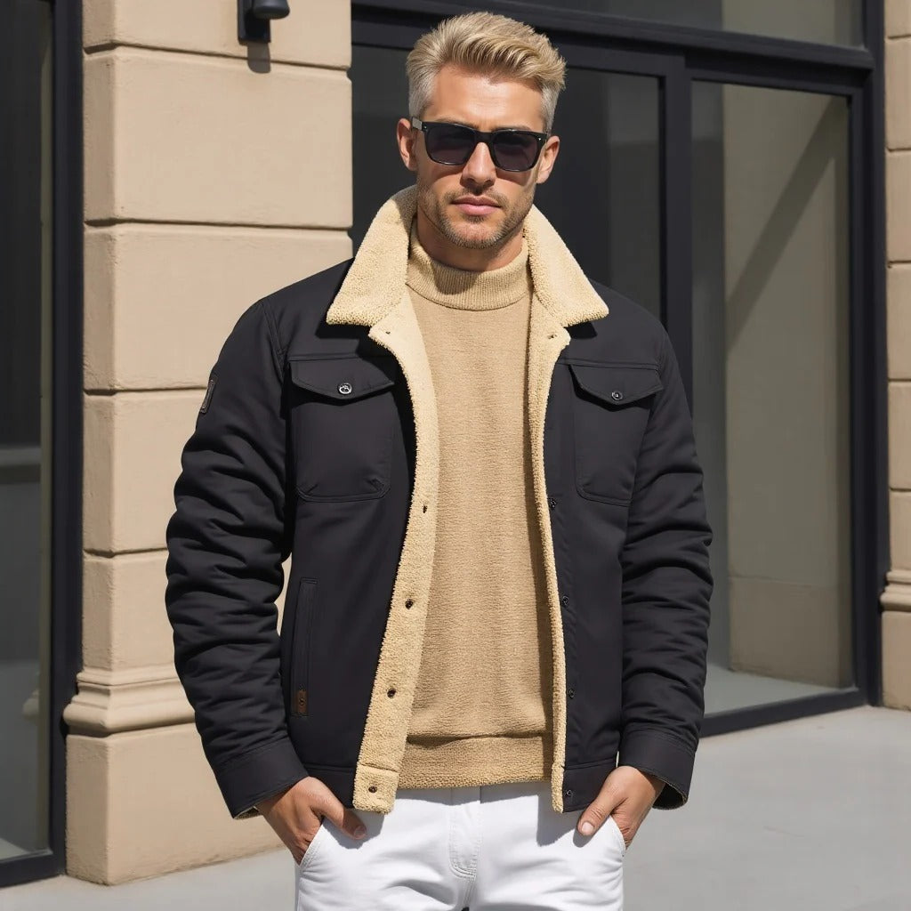 Vintage Bomber Jacket dla Mężczyzn