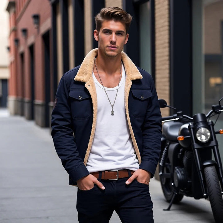 Vintage Bomber Jacket dla Mężczyzn