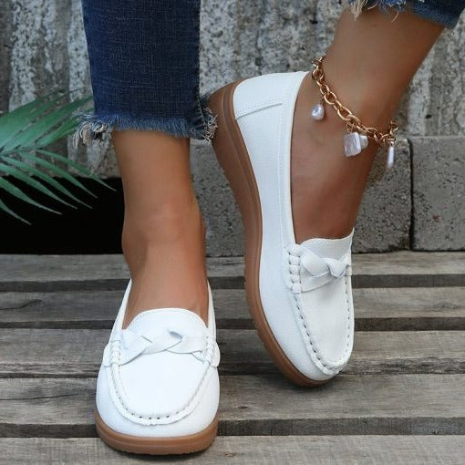Kobiece buty Skórzane Mokasyny na Wędrówki