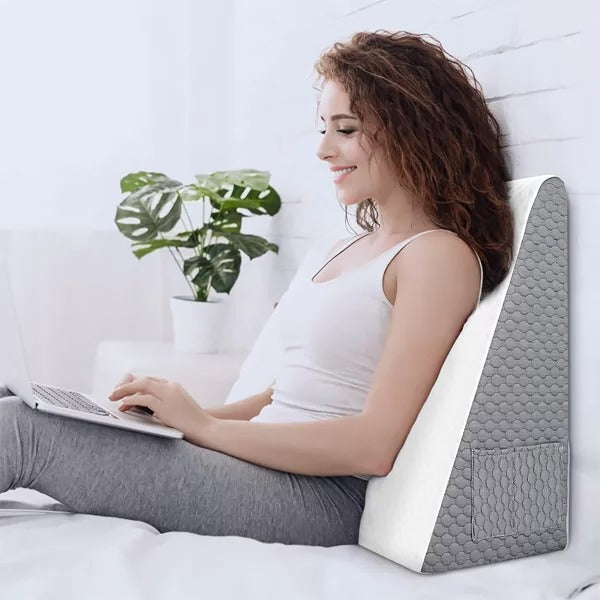 Poduszka Wedge z Pianki Memory Foam w Kształcie Trójkąta do Spania