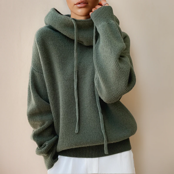 Sweter z golfem z wełny merino dla kobiet