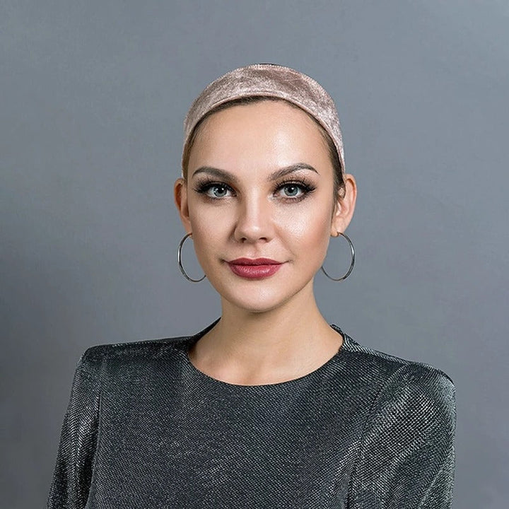 Opaska na głowę z weluru do peruk