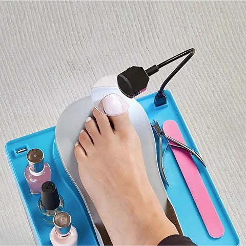 Regulowany Podnóżek do Pedicure z Powiększalnikiem LED