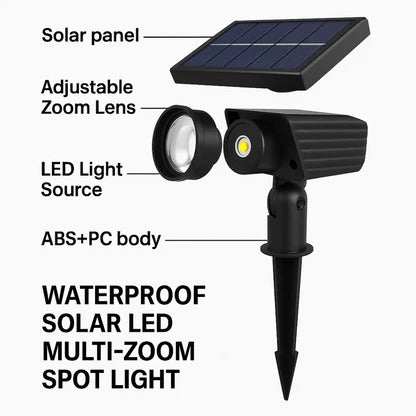 Słoneczna Lampa LED Multi-Zoom