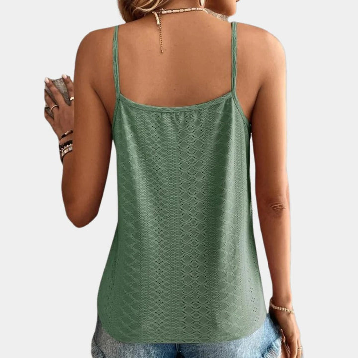 Stylowy damski top z dekoltem w serek