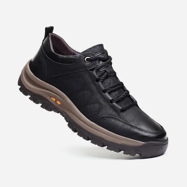 Męskie Casual Ręcznie Szyte Buty z Wsparciem Łuku i Antypoślizgowe Oddychające