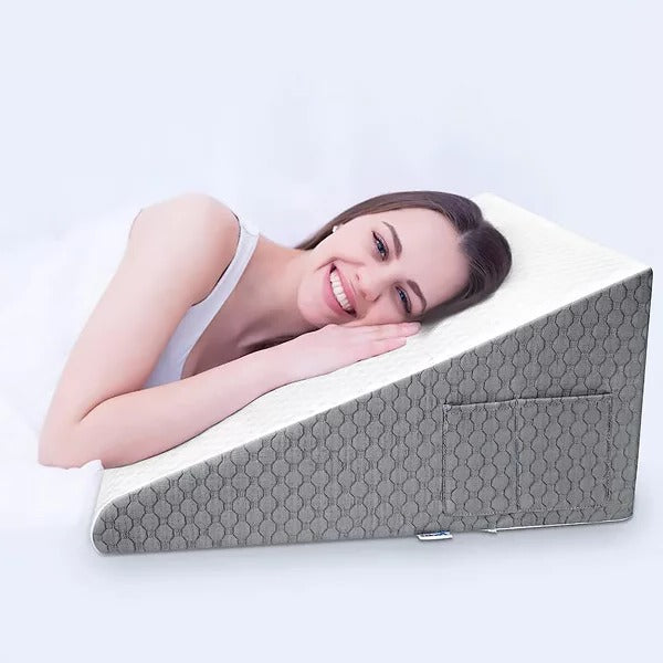 Poduszka Wedge z Pianki Memory Foam w Kształcie Trójkąta do Spania