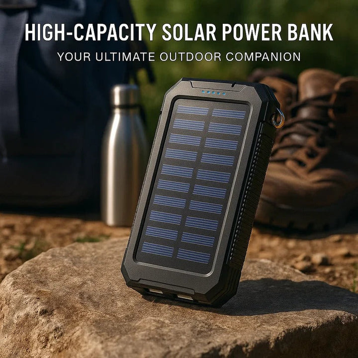 500000mAh Wodoodporny Ładowarka Słoneczna Power Bank Zewnętrzny